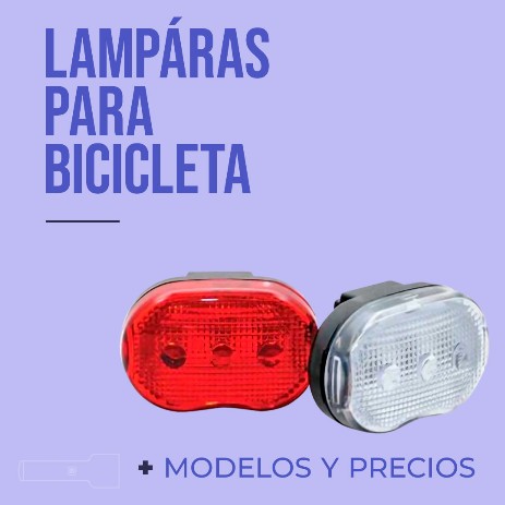 lampara led trasera para bicicleta