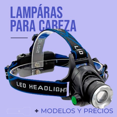 lampara de luz led para cabeza