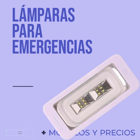 lampara de luz led para emergencias