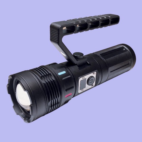 lampara de mano tactica con agarradera