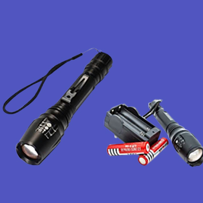 lampara tactica de mano de 3000 lumenes